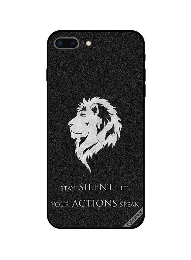Protective Case Cover For Apple iPhone 8 Plus White/Black