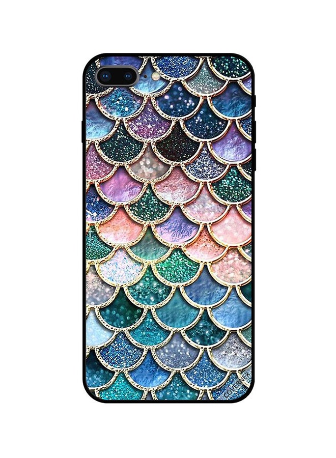 Covernex Apple iPhone 7 Plus Protective Case Cover Printed Featuring Hanging Glitter Shapes Pattern DESIGN_0899 - Image 1