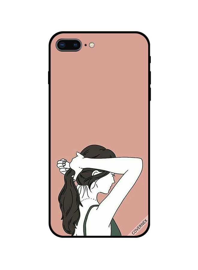 كوفرنيكس غطاء حماية واق لهاتف أبل آيفون 7 بلس وردي/رمادي/أبيض - Image 1