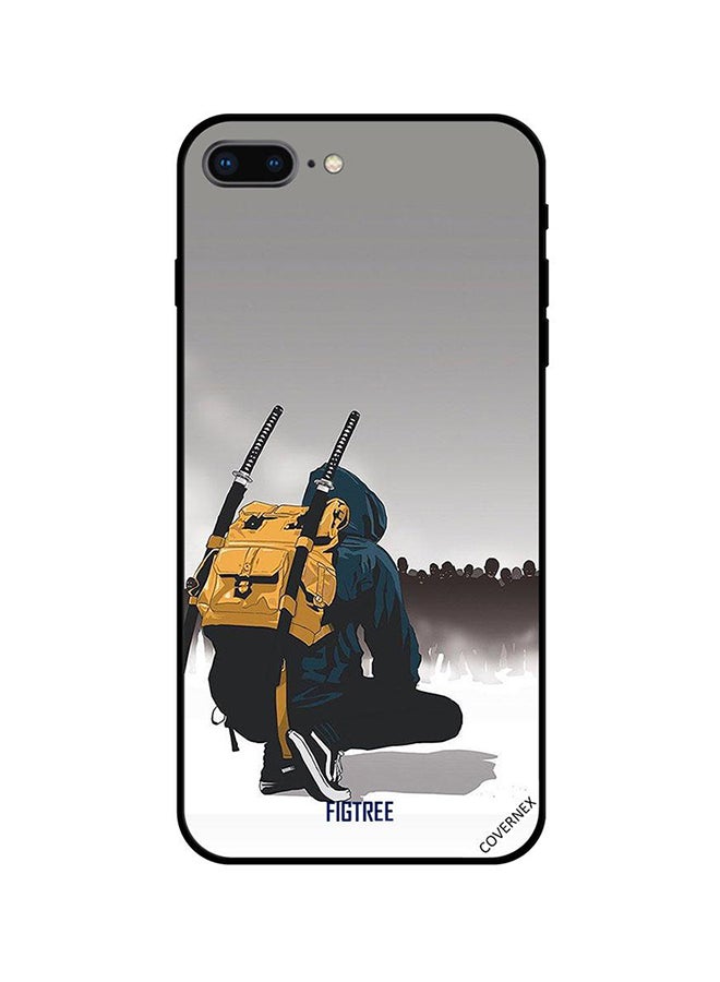 كوفرنيكس غطاء حماية واق لهاتف أبل آيفون 7 بلس رمادي/أزرق/أبيض - Image 1