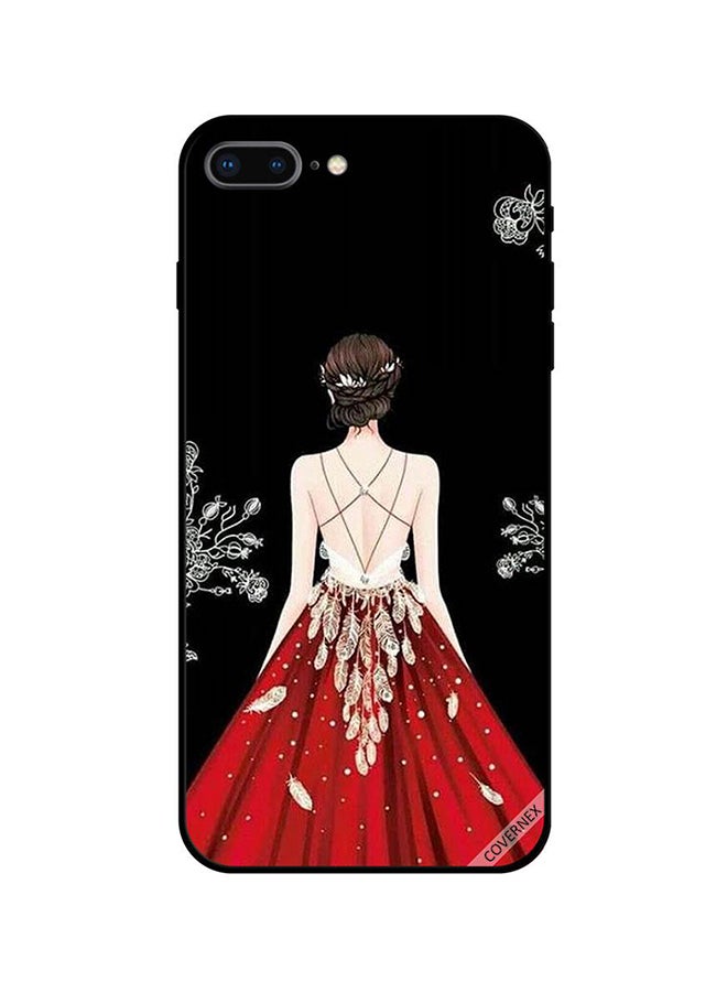 كوفرنيكس غطاء حماية واق لهاتف أبل آيفون 7 بلس أسود/أحمر/بيج - Image 1