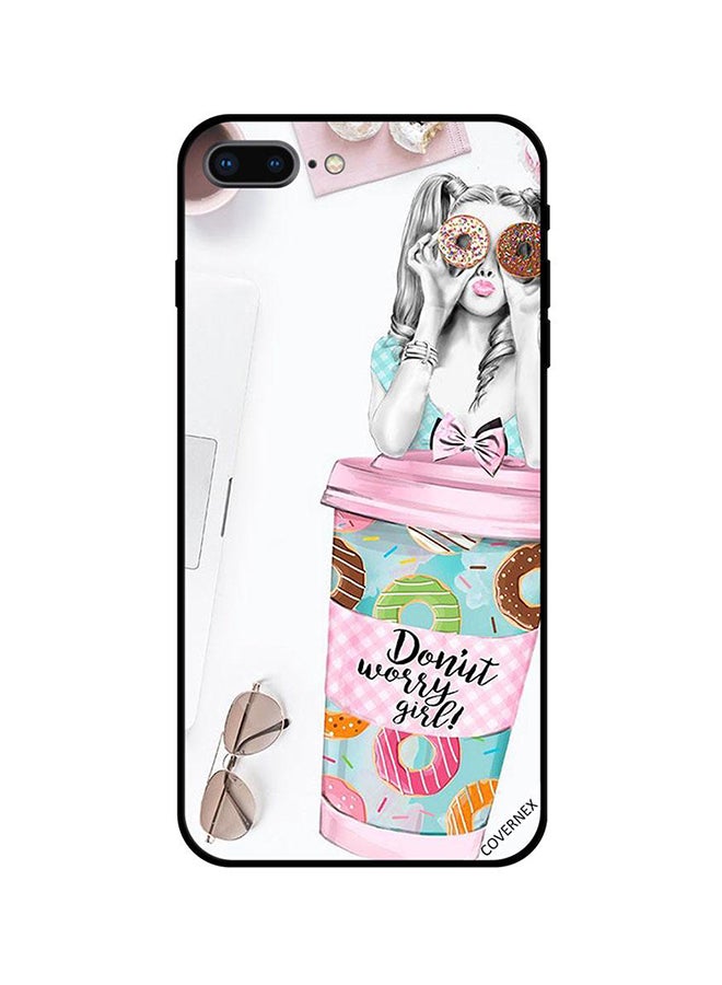 كوفرنيكس غطاء حماية واق لهاتف أبل آيفون 7 بلس أزرق/وردي/بني - Image 1