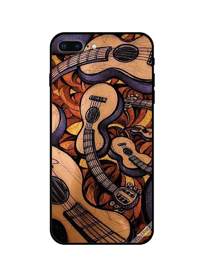 Covernex Apple iPhone 7 Plus Protective Case Cover Printed Featuring Guitar Pattern DESIGN_0741 - Image 1