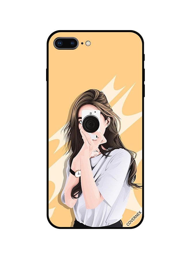 كوفرنيكس غطاء حماية واق لهاتف أبل آيفون 7 بلس بيج/أبيض/بني - Image 1