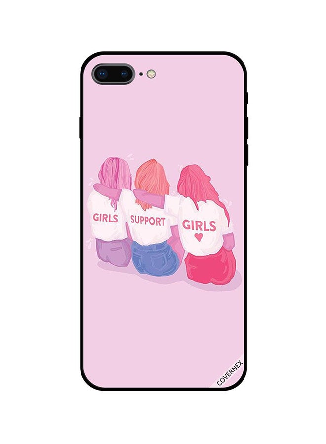 كوفرنيكس غطاء حماية واق لهاتف أبل آيفون 7 بلس وردي/ أزرق/ أبيض - Image 1