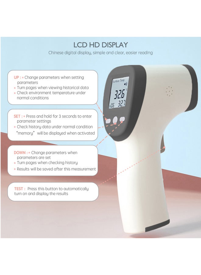 جهاز قياس درجة حرارة الجبين بالأشعة تحت الحمراء الإلكتروني - Image 2