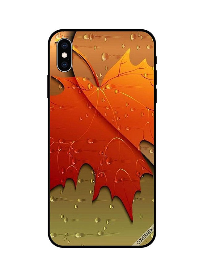 كوفرنيكس غطاء حماية واق لهاتف آيفون X برتقالي/بني/أخضر - Image 1