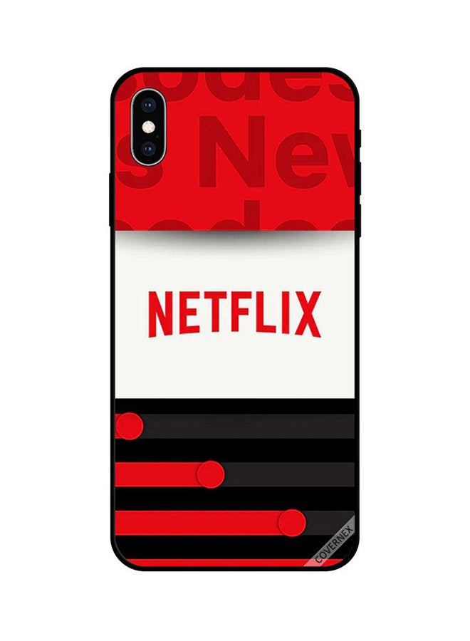 كوفرنيكس غطاء حماية واقٍ لهاتف آيفون XS أبيض/أحمر/أسود