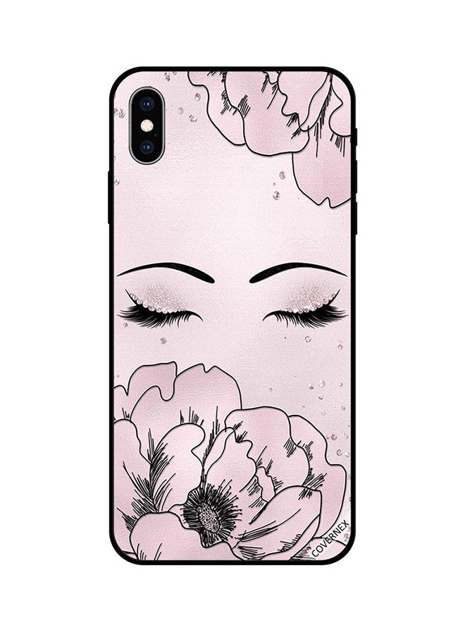 كوفرنيكس غطاء حماية واقي لهاتف أبل آيفون X الوردي فاتح/ الأسود - Image 1