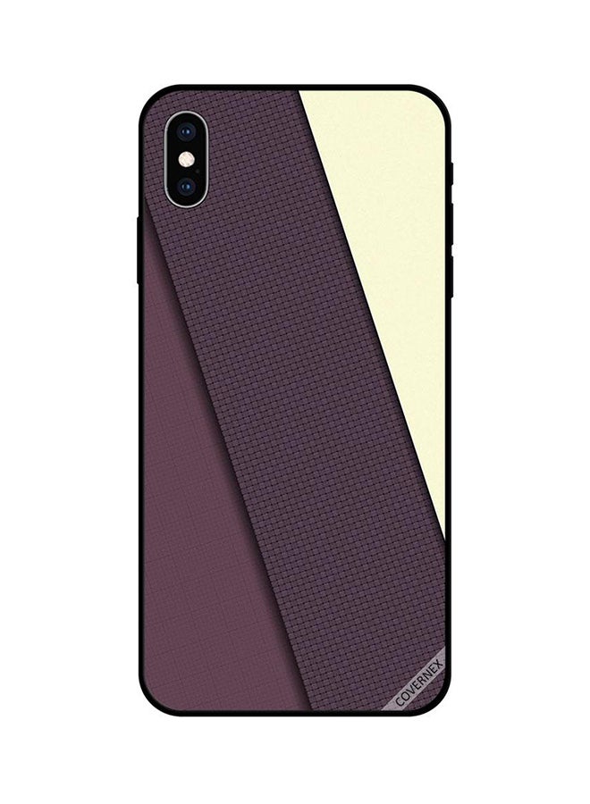 Covernex Protective Case Cover For Apple iPhone X Purple/Yellow