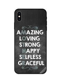 Protective Case Cover For iPhone X Dark Grey/White/Blue