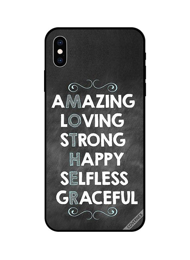 Covernex - Protective Case Cover For iPhone X Dark Grey/White/Blue - Image 1
