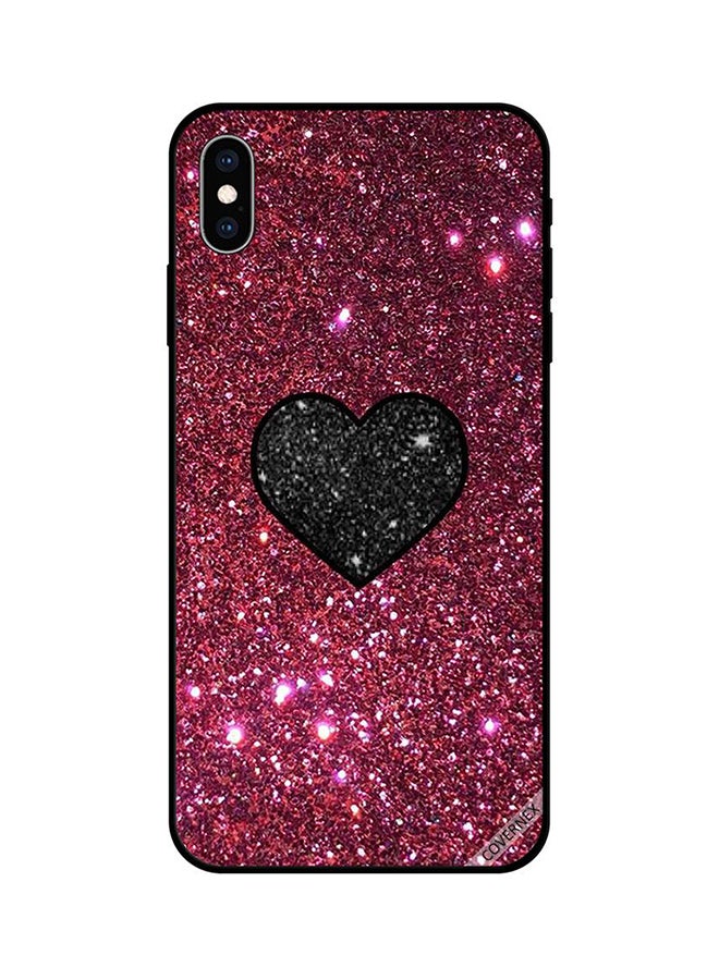 كوفرنيكس غطاء حماية واقي لهاتف أبل آيفون X وردي/أسود - Image 1