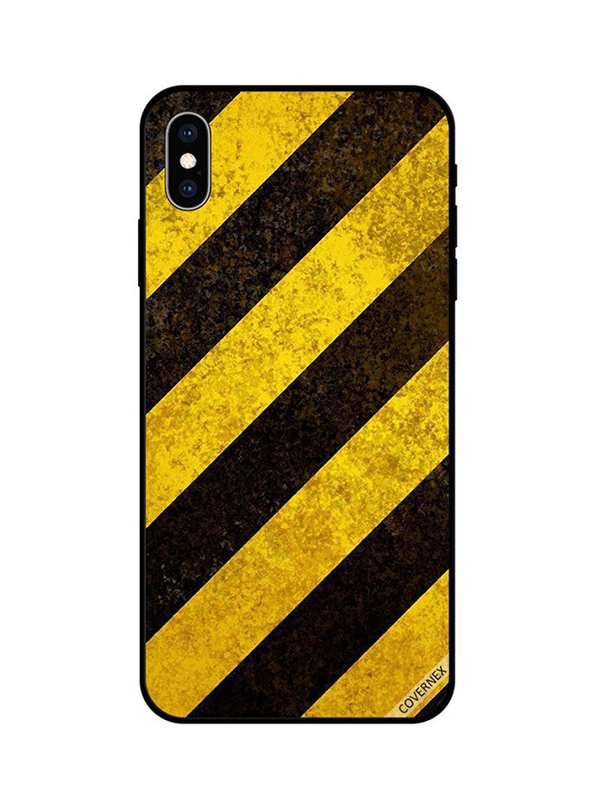 كوفرنيكس غطاء حماية واق لهاتف آيفون X أسود/ أصفر