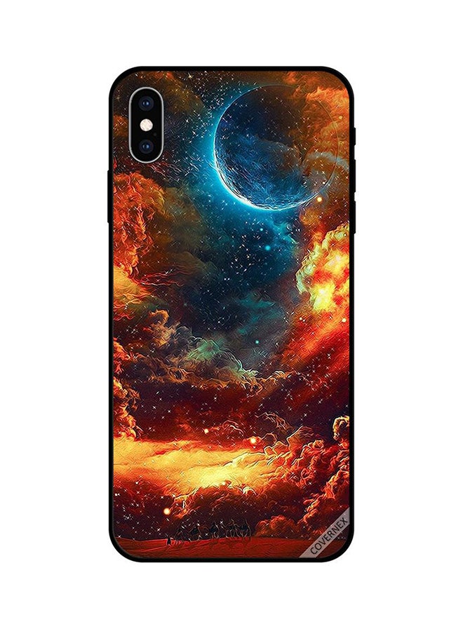 كوفرنيكس غطاء حماية واق لهاتف آيفون X برتقالي/بني/أزرق