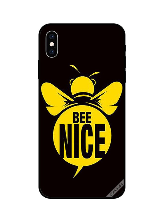 كوفرنيكس غطاء حماية واقي لهاتف أبل آيفون X أسود/ أصفر - Image 1