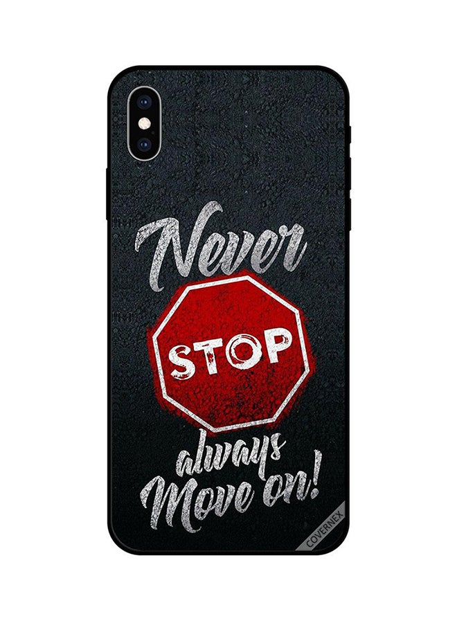 كوفرنيكس غطاء حماية واق لهاتف آيفون X أسود/أحمر/أبيض - Image 1