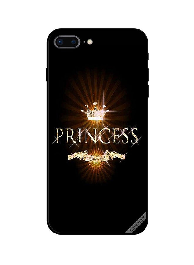 Covernex - Protective Case Cover For Apple iPhone 8 Plus Black/Gold - Image 1