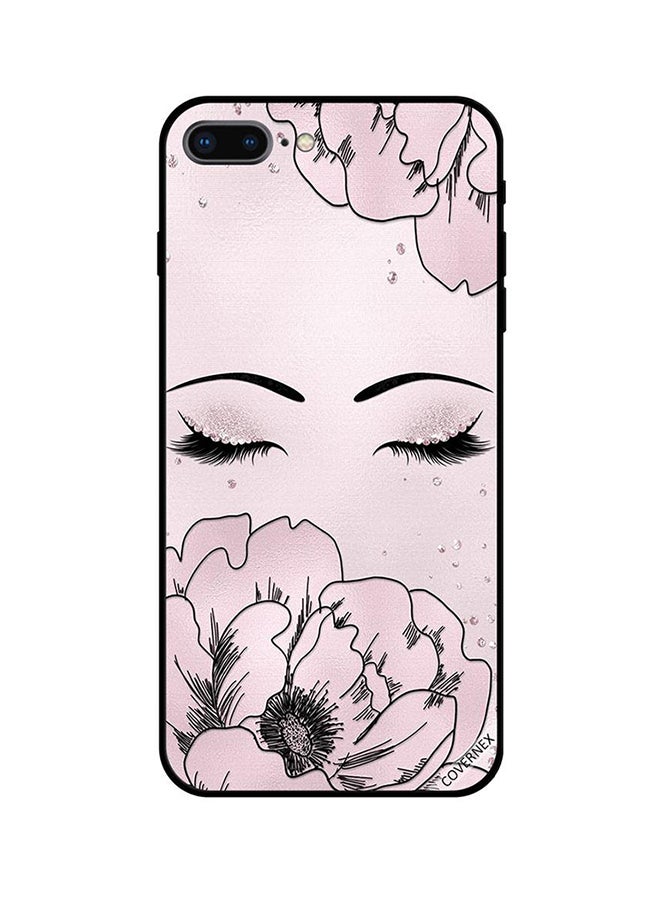 كوفرنيكس غطاء حماية واق لهاتف أبل آيفون 8 بلس الوردي فاتح/ الأسود - Image 1