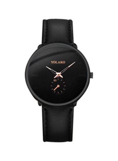 YOLAKO men Double Dial Pointer Display Analog Watch NNSB03702101  - Image 1