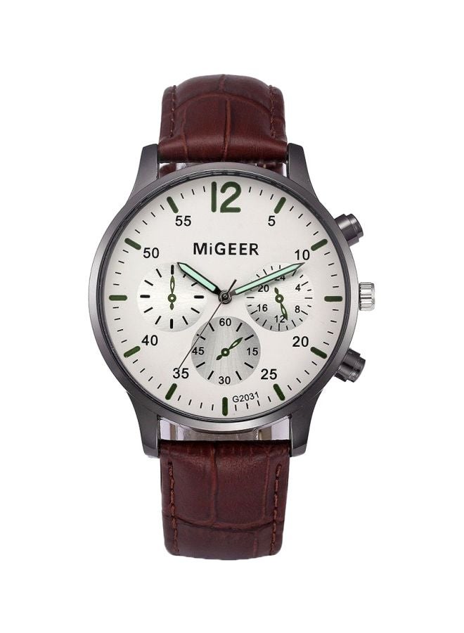 ميجر ساعة يد كوارتز بعقارب طراز G2031 men  - Image 1