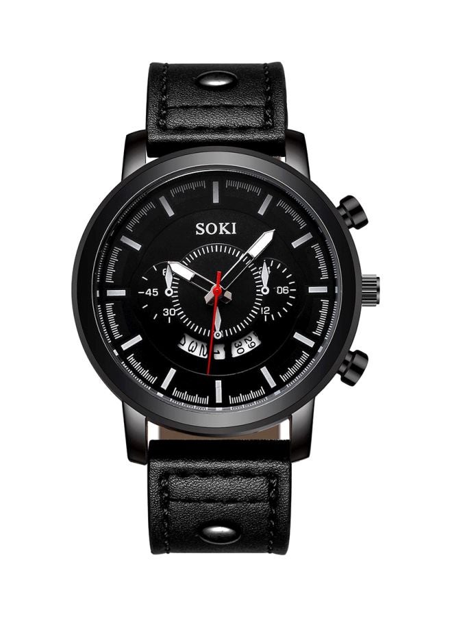سوكي ساعة يد كوارتز كرونوغراف طراز NNSB03702186 للرجال - Image 1
