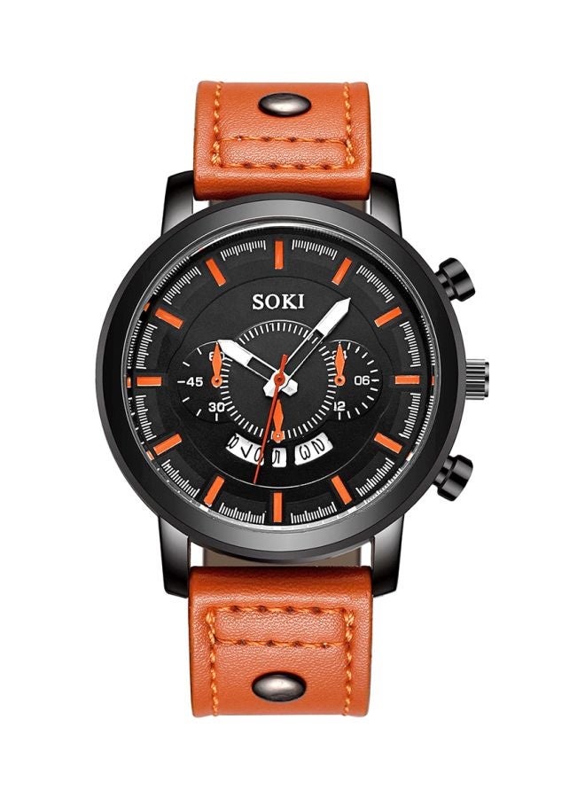 سوكي ساعة يد كوارتز كرونوغراف طراز NNSB03702187 للرجال - Image 1