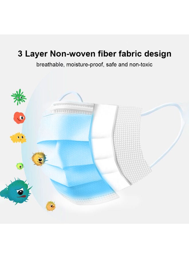 50-Pieces Disposable Protective Face Mask - Image 2