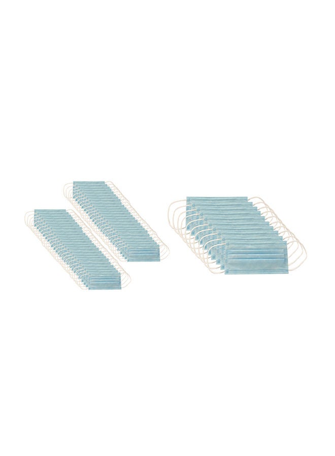50-Piece 3-Layer Disposable Safety Face Mask - Image 1