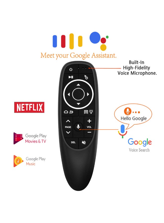 Generic - Wireless BT Handheld Air Mouse Remote Control Black - Image 1