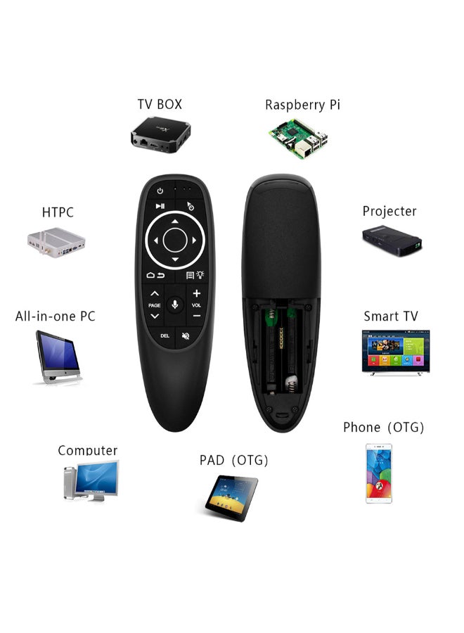 Generic - Wireless BT Handheld Air Mouse Remote Control Black - Image 1