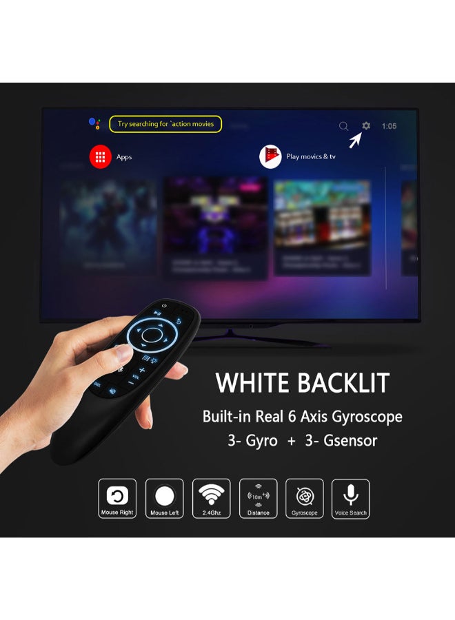 Generic - Wireless BT Handheld Air Mouse Remote Control Black - Image 1