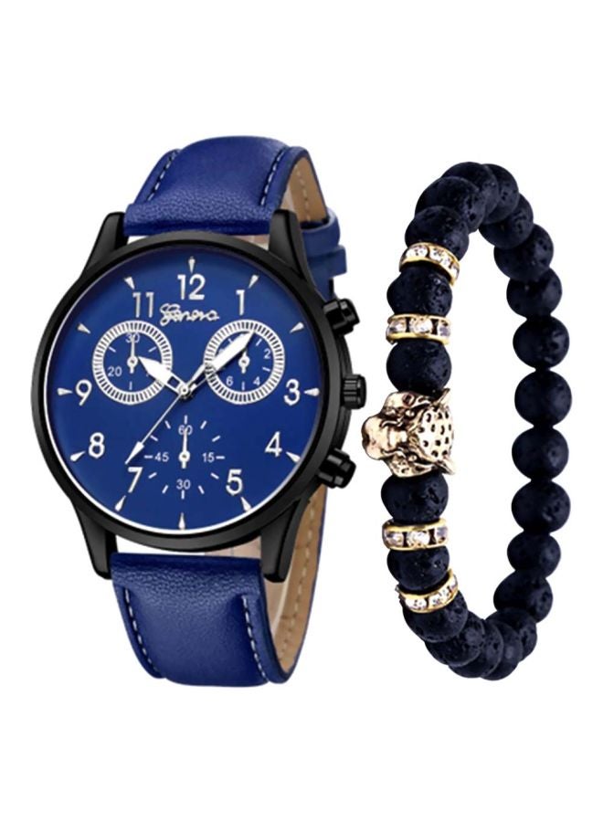 Geneva Men's Analog Quartz Watch With Bracelet NNSB03702741 - Image 1