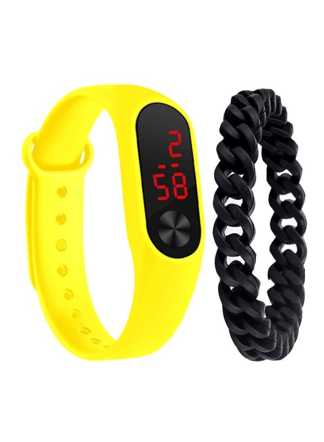 ساعة يد رقمية مع سوار طراز NNSB03702859 men - Image 1