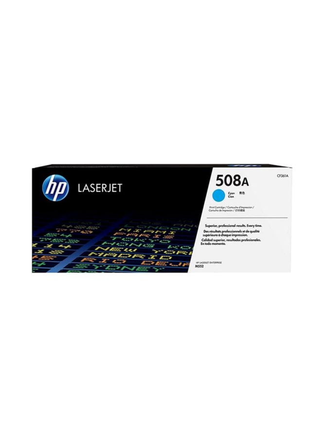 HP 508A Original LaserJet Toner Cartridge Cyan - Image 2