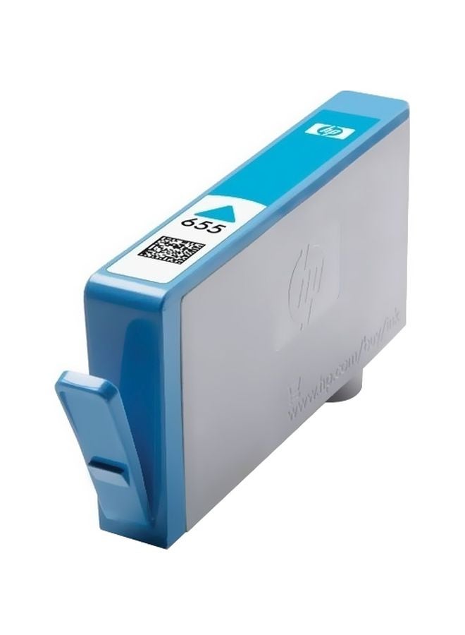 HP 655 Original Ink Advantage Cartridge Cyan - Image 1