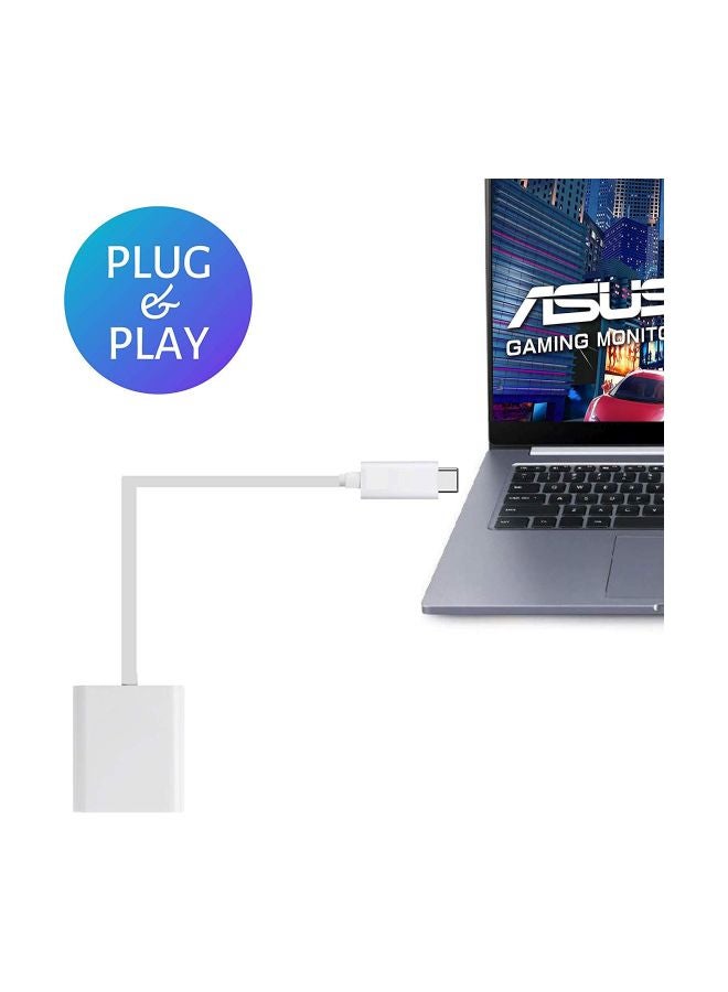 إتش بي - محول USB من النوع C إلى HDMI أبيض - Image 1