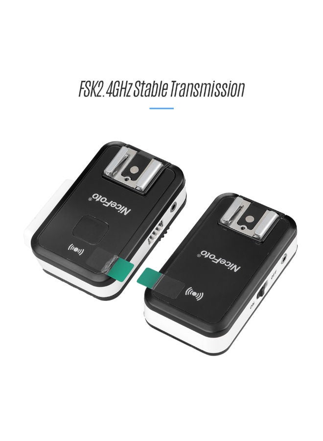 NiceFoto 2-Piece Wireless Flash Trigger Black  - Image 4