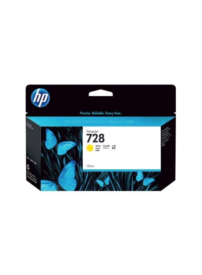 HP 728 DesignJet Ink Cartridge Yellow - Image 2
