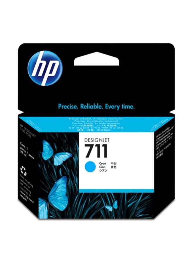 HP CZ130A DesignJet Ink Cartridge Cyan - Image 2