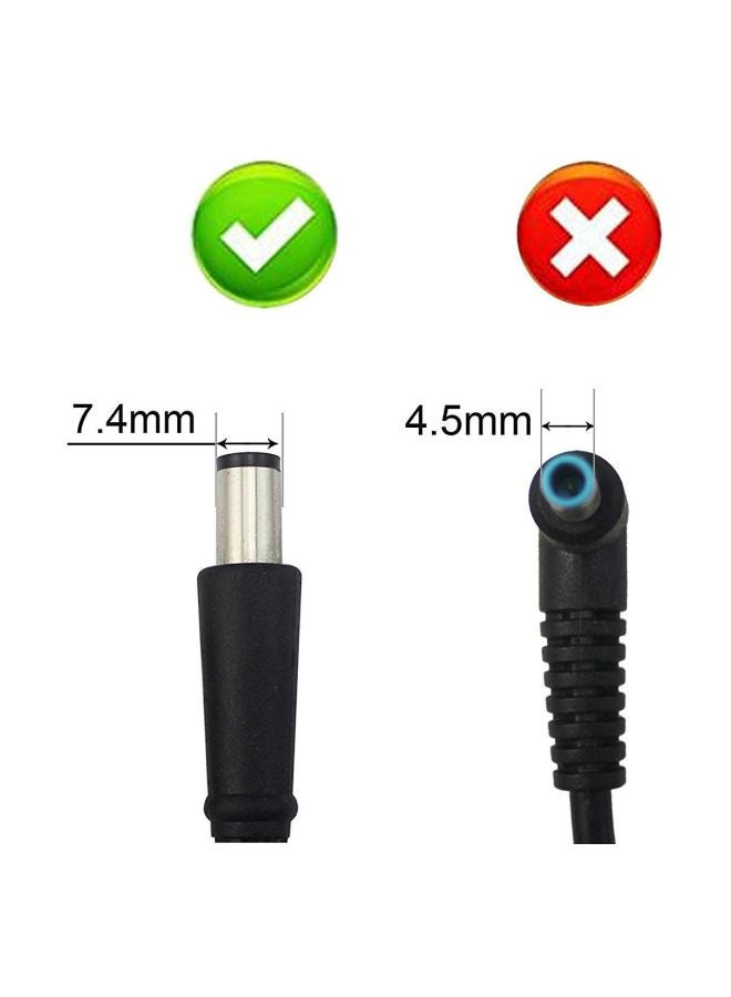 HP AC Adapter Charger For Pavilion G60 G61 G6/ G70/ G71 /G72 Black - Image 4