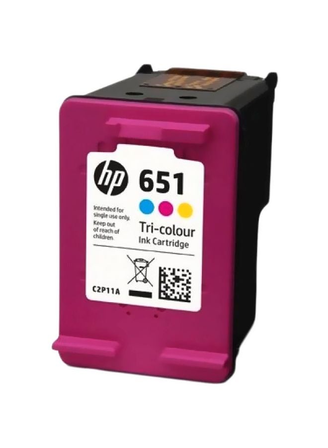 HP 651 Ink Cartridge Yellow/Blue/Pink - Image 1