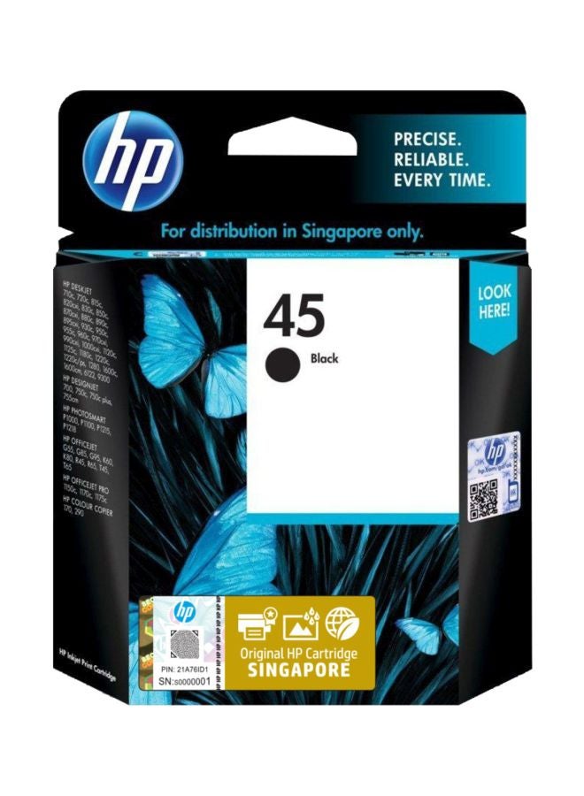 HP 45 Original Ink Cartridge Black - Image 2