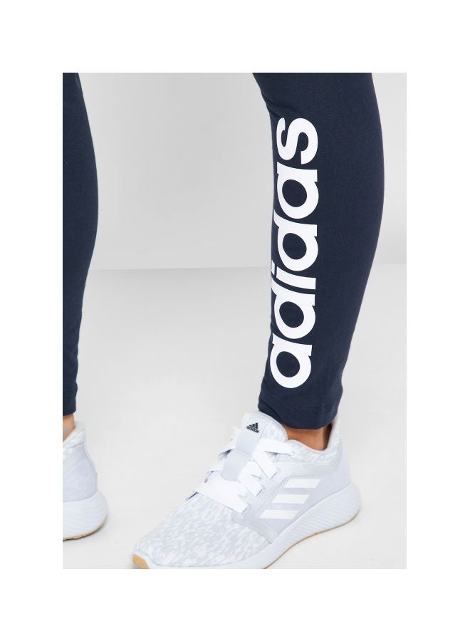 Adidas Essential Linear Tights Legend Ink/White - Image 4