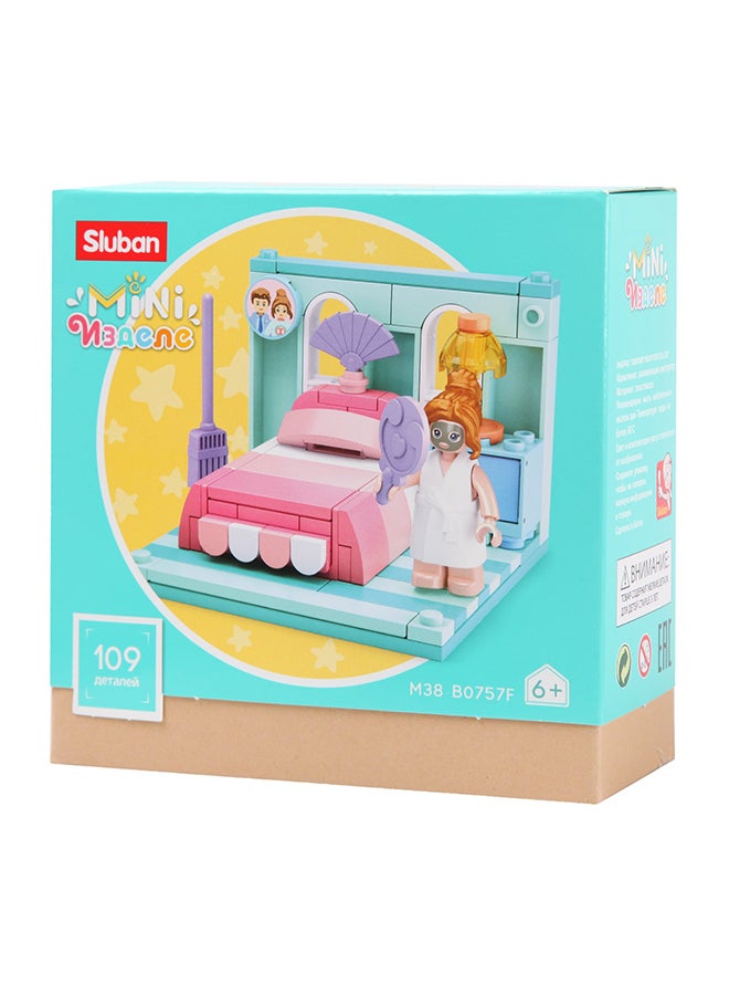 Sluban M38-B0757F 109-Piece Mini Handcraft Bedroom Set 109 6+ Years - Image 3