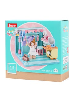 Sluban M38-B0757E 111-Piece Mini Handcraft Dressing Room Set 111 6+ Years  - Image 3