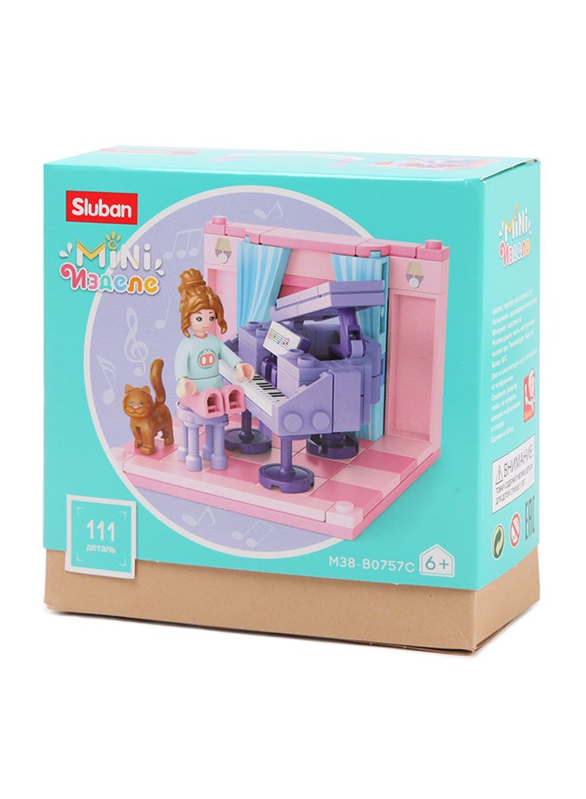 Sluban M38-B0757C 111-Piece Mini Handcraft Practice Room Set 6+ Years - Image 3