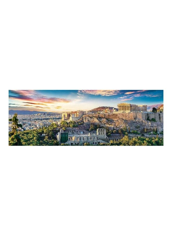 Trefl 500-Piece Acropolis Athens Jigsaw Puzzle Set 66x23.7cm - Image 2