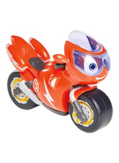 TOMY Ricky Zoom Lights And Sounds Toy Motorcycle Red 7inch  - Image 1