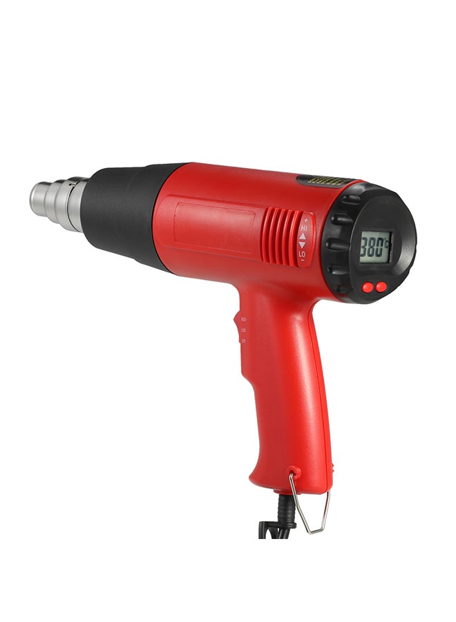 Electric Hot Air Heat Gun Tool Set Red 32.5 x 8.2 x 26cm - Image 2